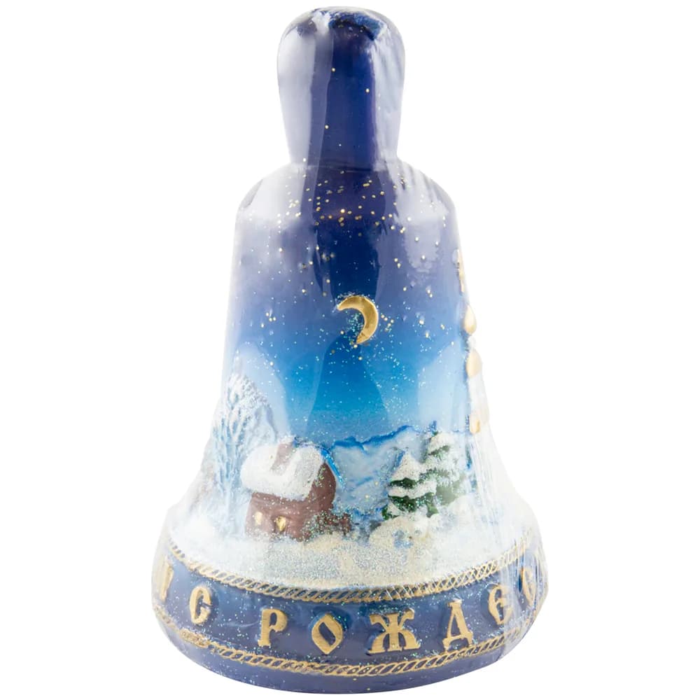 Свеча рождественская «Колокольчик», парафиновая, 10 см