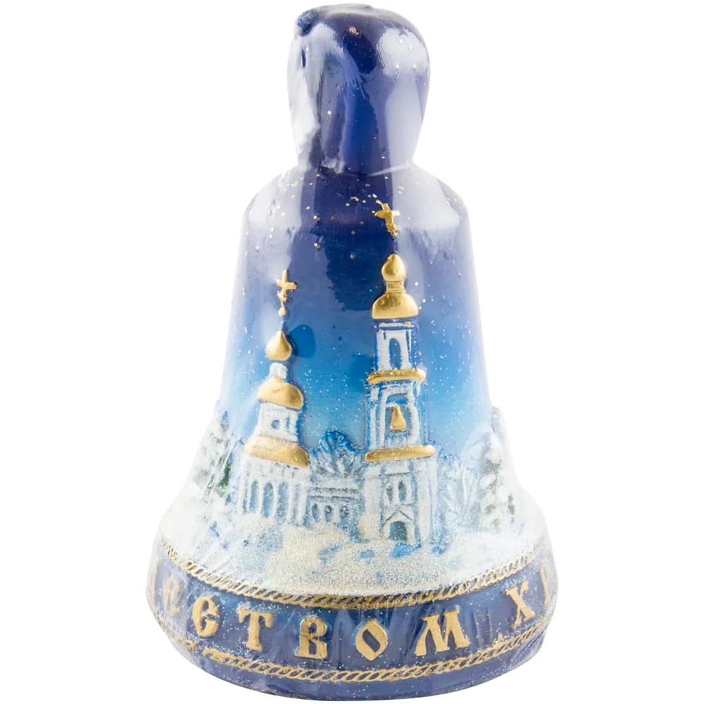 Свеча рождественская «Колокольчик», парафиновая, 10 см