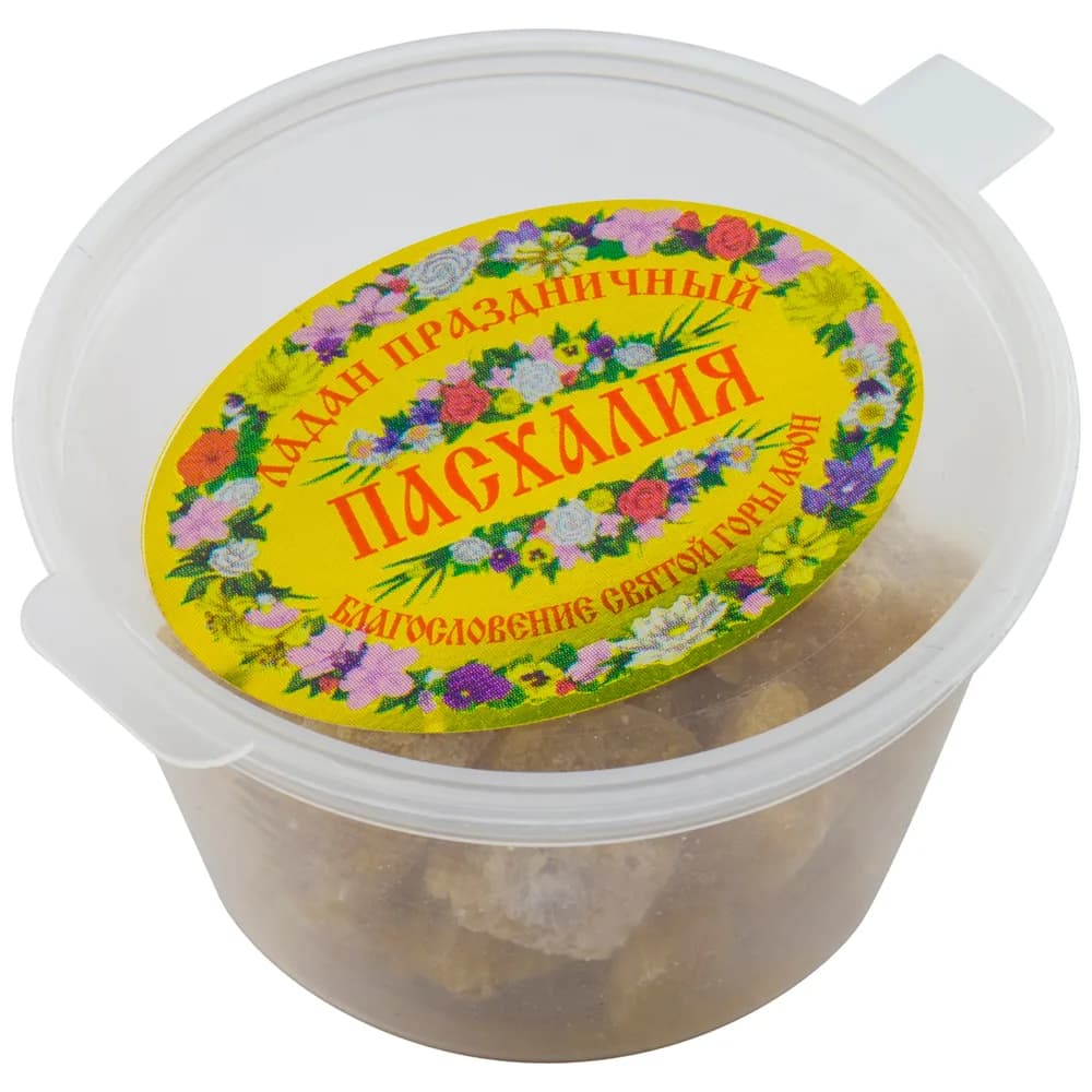 Ладан афонский «Пасхалия», пластиковый бокс, 10 гр