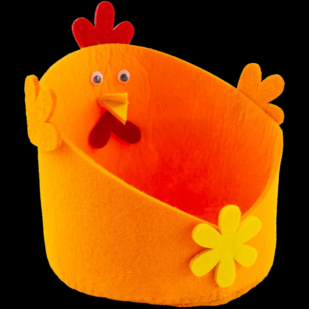Подставка пасхальная под кулич «Курочка», фетр, 14 см