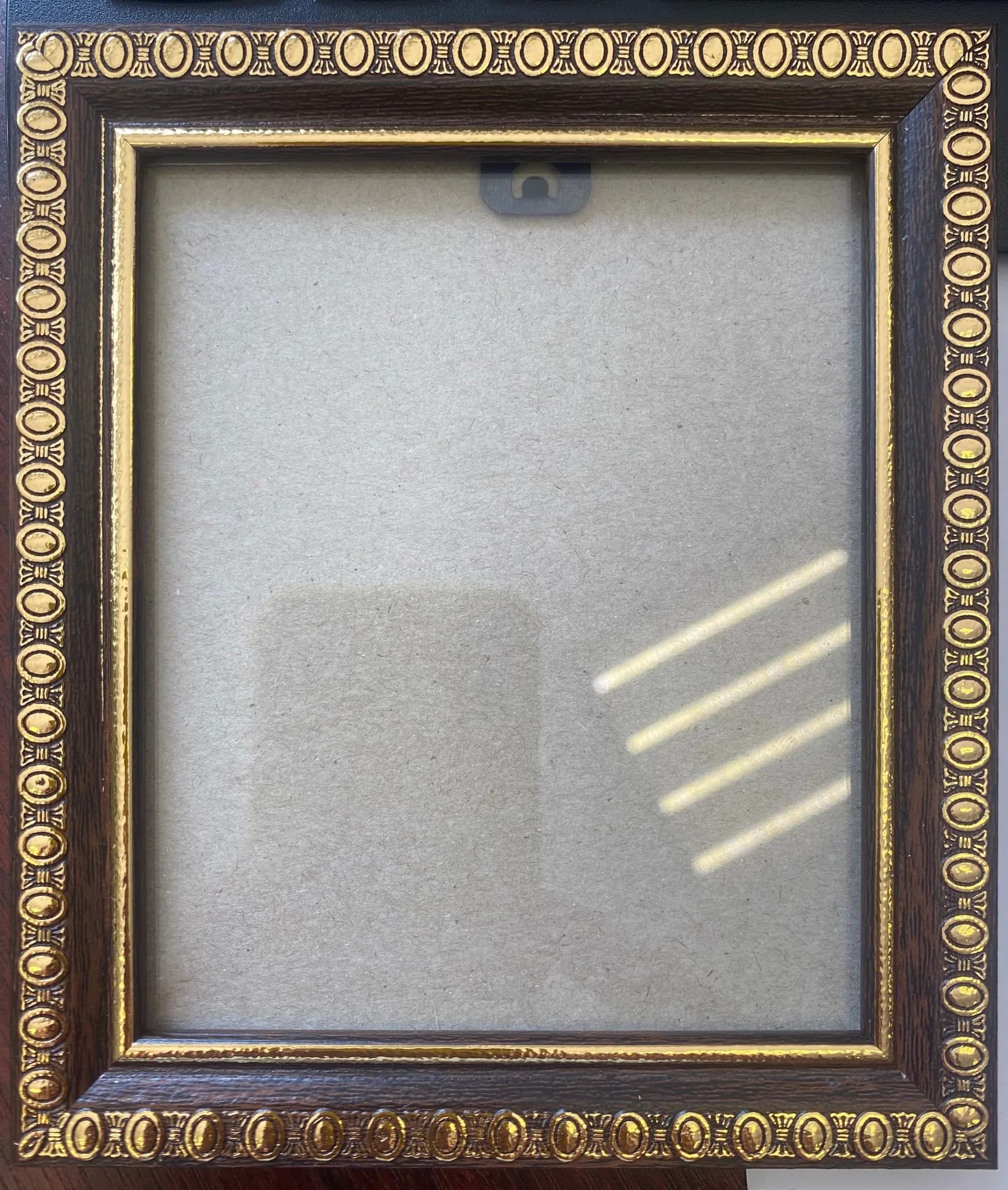 Багетная рамка под полиграфию, тёмная, 12,5×14,5 см