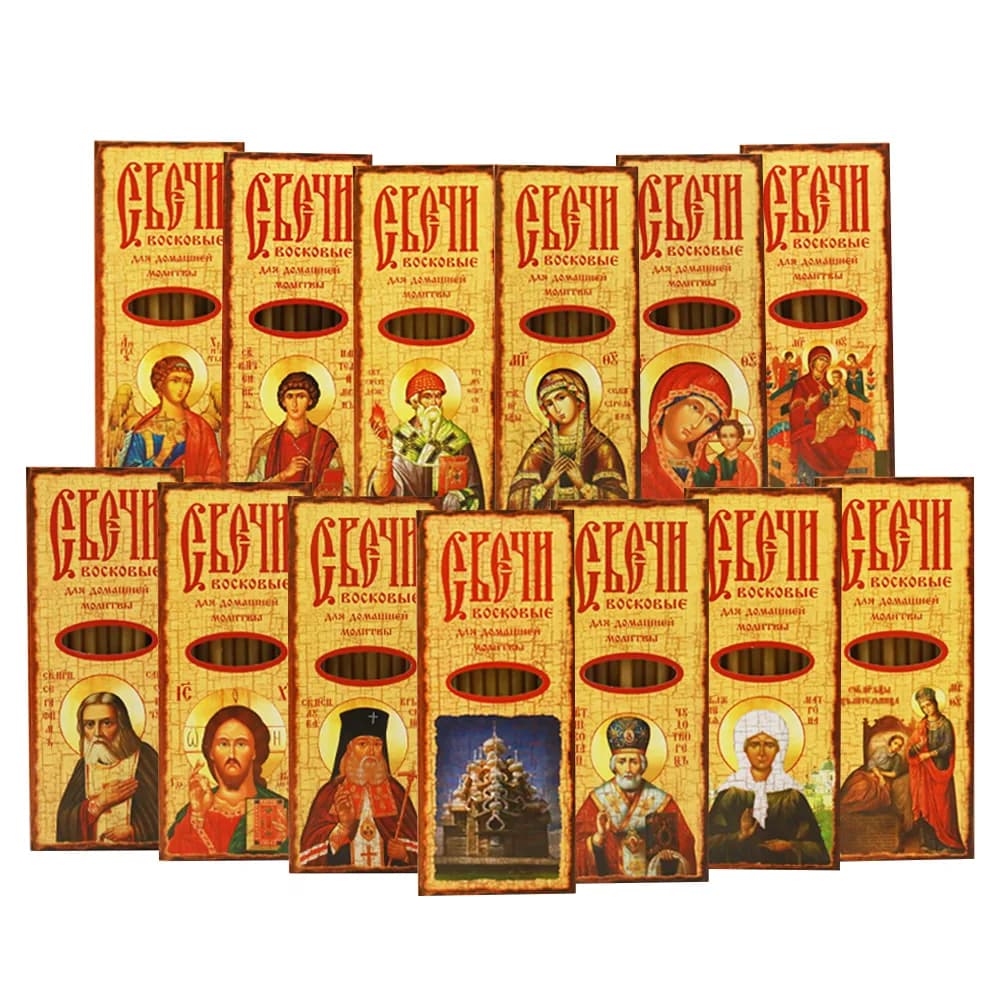 Набор свечей «МИКС» №80, воскосодержащие, 12 шт