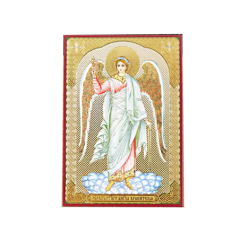 Икона «Ангел Хранитель», мдф, полиграфия, 6×8 см