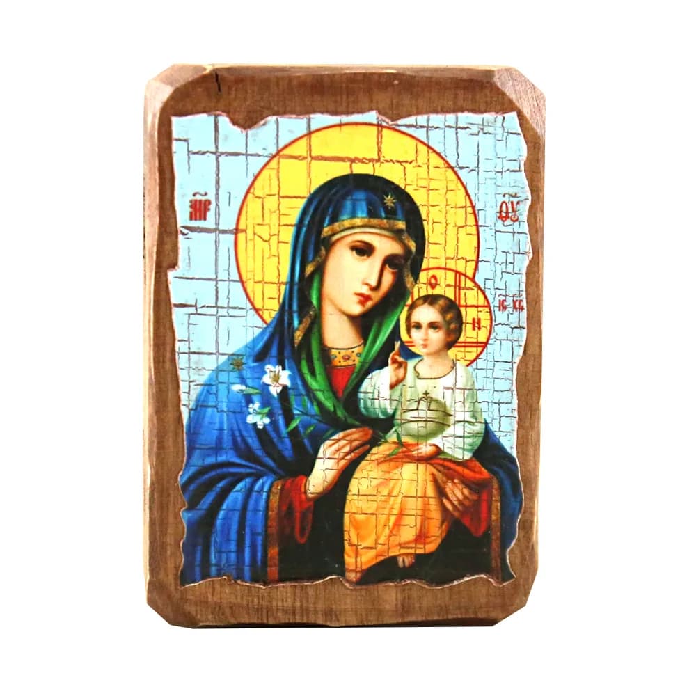 Икона «Мария», дерево под старину, печать-краска, 7×10 см