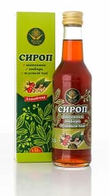 Сироп «Шиповник имбирь зеленый чай» 330 г