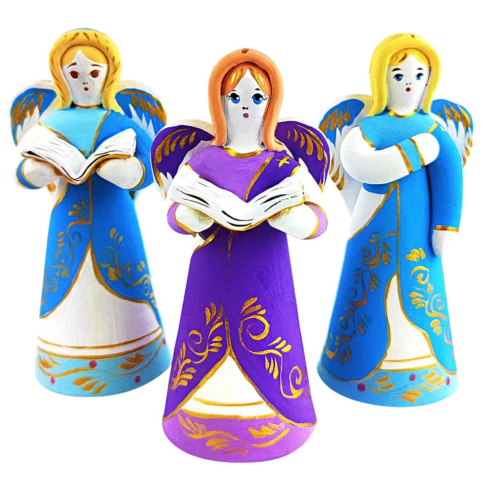 Фигурка «Ангел с книгой», керамика, 10 см