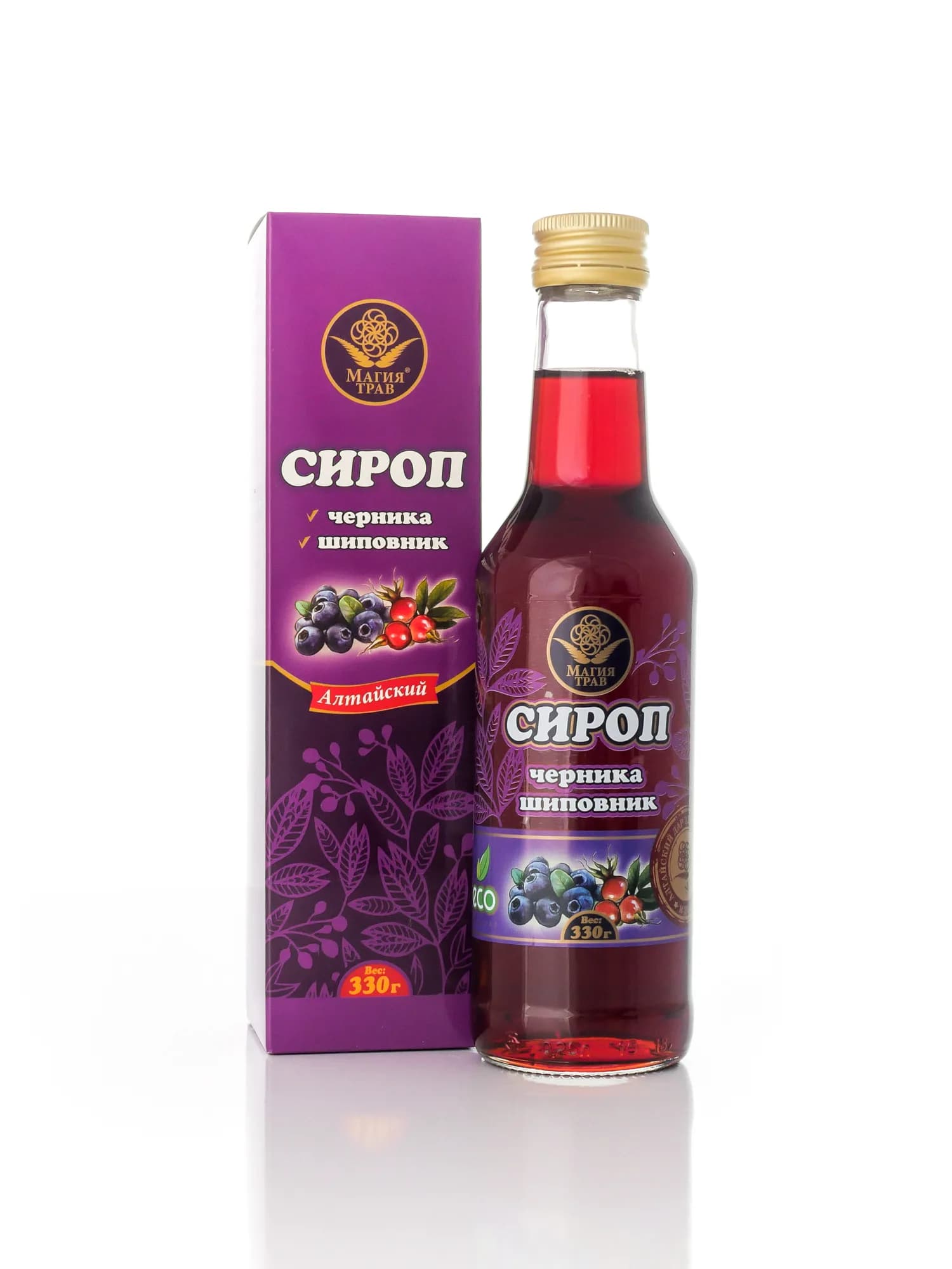 Сироп «Черника шиповник» 330 г