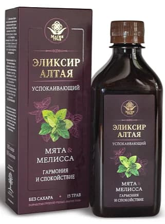 Эликсир Алтая успокаивающий, 250 мл