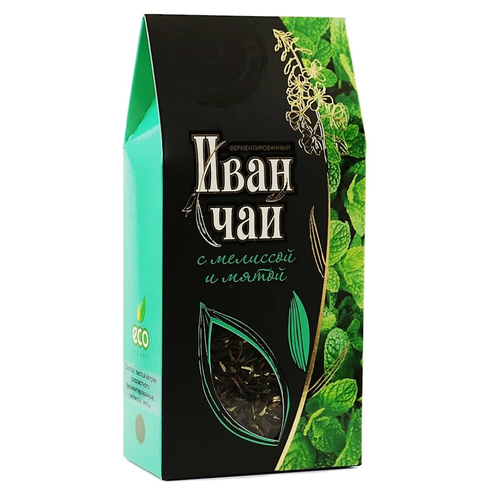 Иван-чай ферментированный с мелиссой и мятой, 50 гр