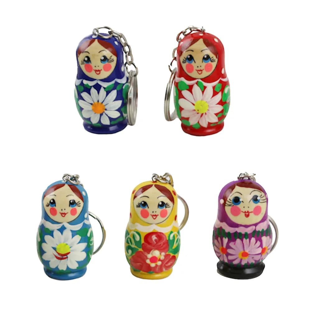 Брелок «Матрешка», с росписью, 5×2,7 см