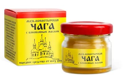 Мазь «Архыз» с чагой и маслом конопли, стекло, 28 мл