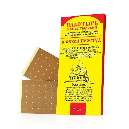 Пластырь «Архыз» в сезон простуд, 2 шт., коробка
