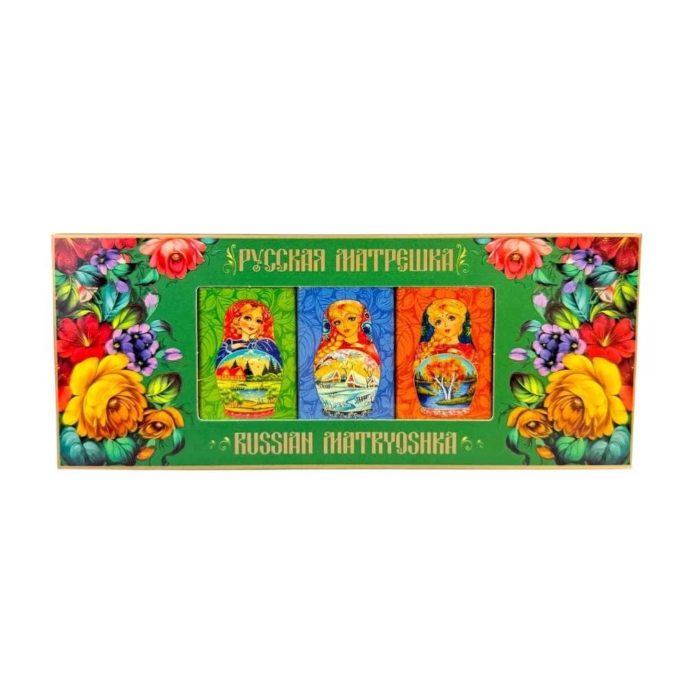 Шоколадный набор «Русская Матрёшка» молочный, 60 г