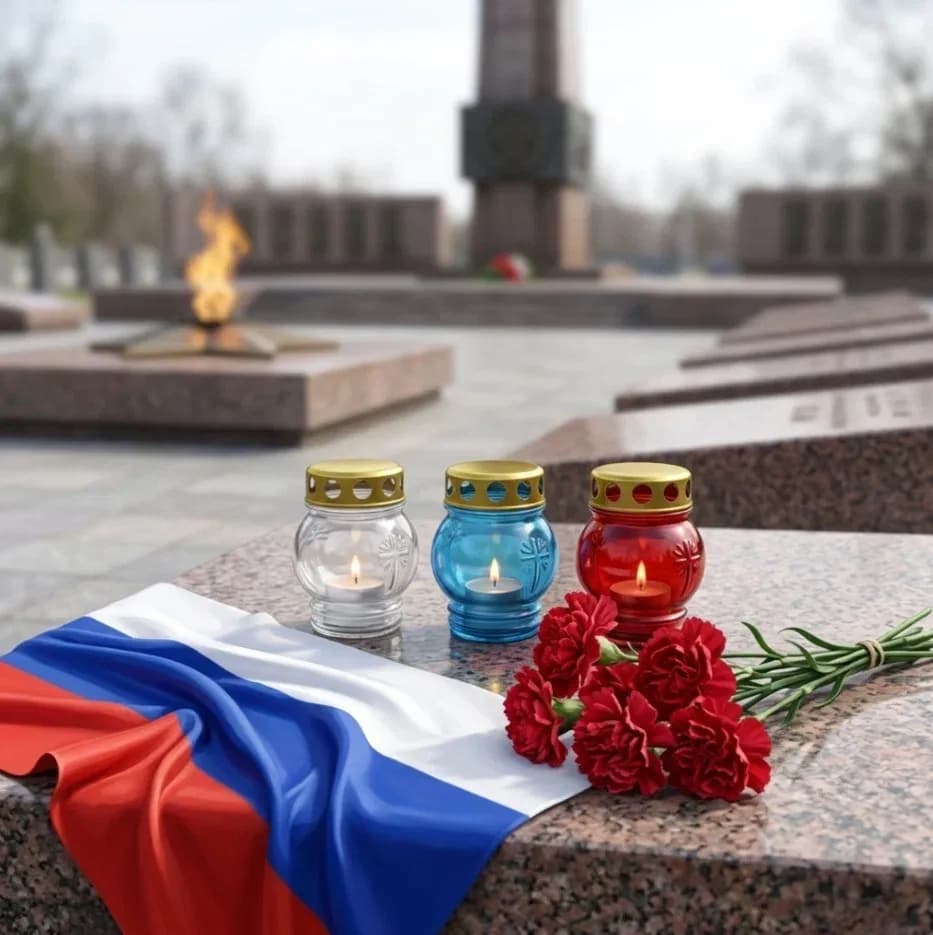 Лампада неугасимая с крестом, стекло, металлическая крышка, микс триколор, 9,5 см